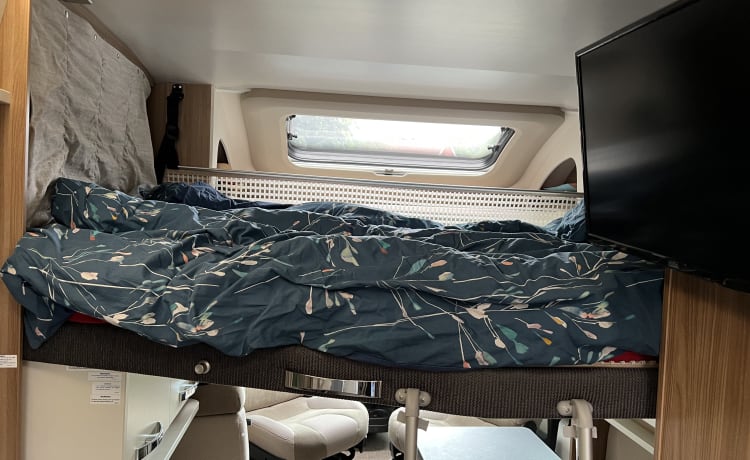 6 persoons luxe Swift Freestyle camper
