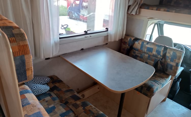 JeRu – Camper mansardato 6posti 