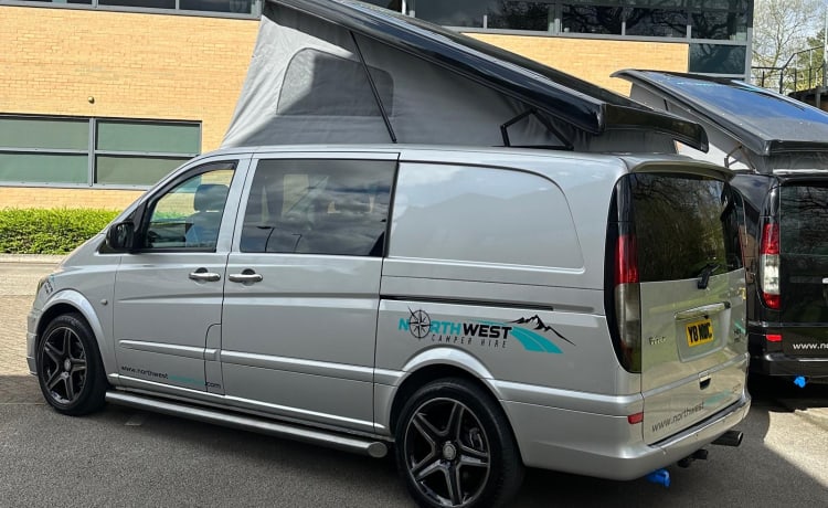 Silver Vito Travel Sport – 4 berth Mercedes-Benz campervan from 2014