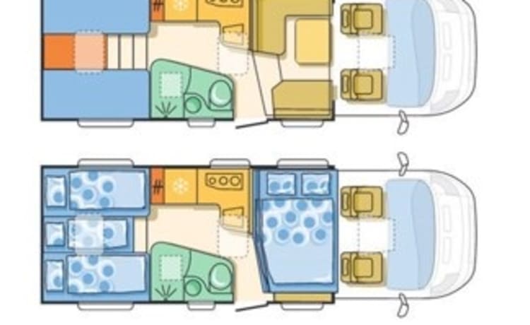 Entièrement et très luxueusement équipé 2 personnes (max 3) Adria Matrix Suprème