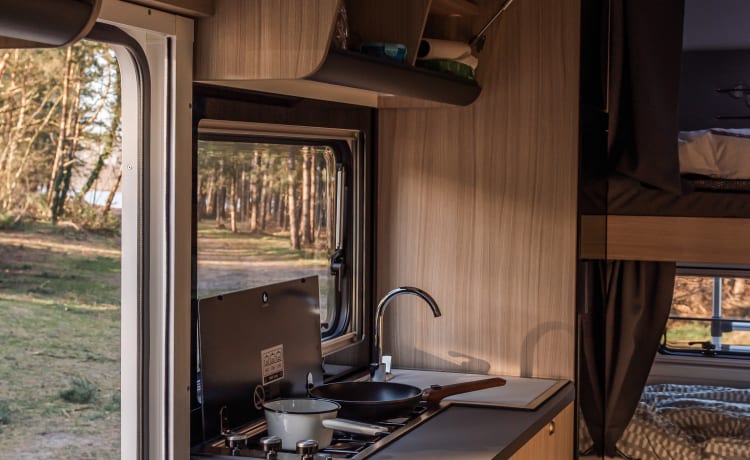 Spacious new family camper