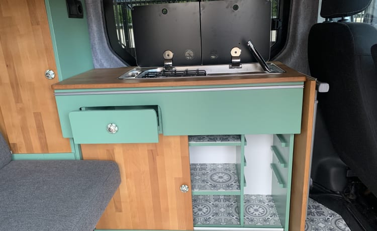 KIWI GOLD (6) – Renault Trafic Eco bus camper completamente autosufficiente