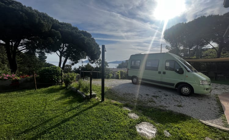 Pistache – Peugeot Boxer Bus Camper - 6 personnes - 2 couchages