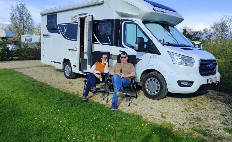 nagelnieuwe all-in mobilhome 4p