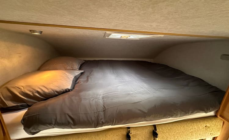 Camper Sharky perfect voor jouw avontuur – Incredibile Fiat Alcove 5p del 2007 🚐 (può essere ritirata anche a Groningen)