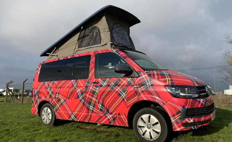 Tartan VW Campervan