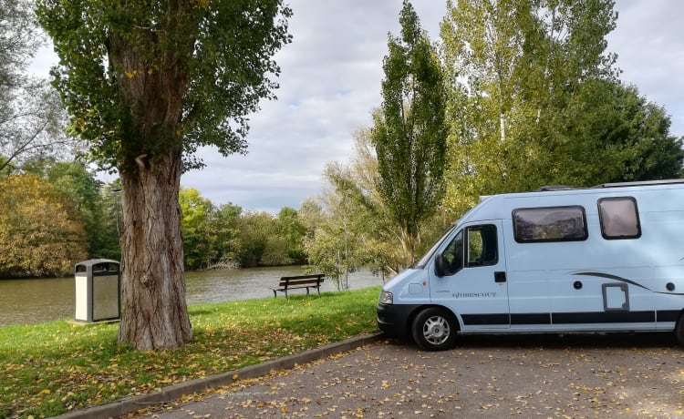 Comfortable camper bus