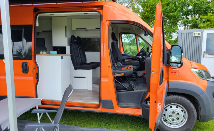 Camper autobus Fiat Ducato da 5 persone (costruito nel 2017) (costruito nel 2023)