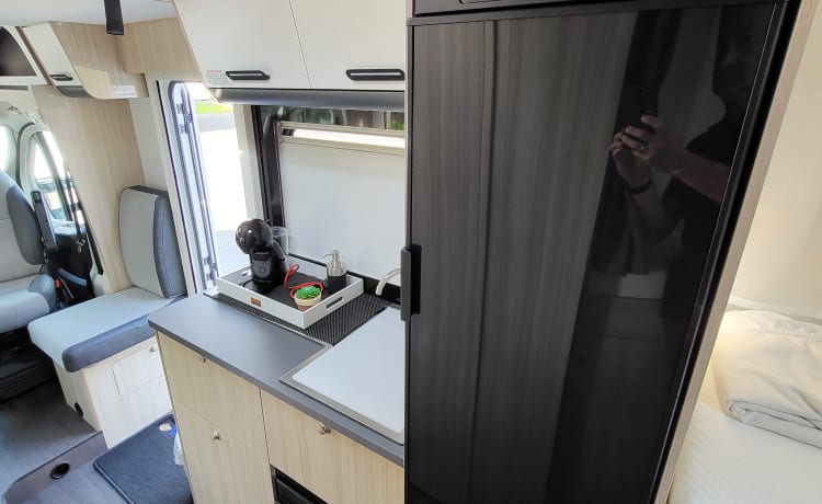 Sun Living S70sl – Camper nuovo e chic con letti singoli di 2,10, completamente attrezzato