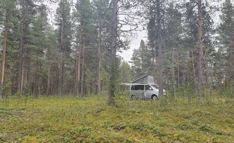 Spaceship – Schöner 4er Volkswagen T5 California Bus aus dem Jahr 2007