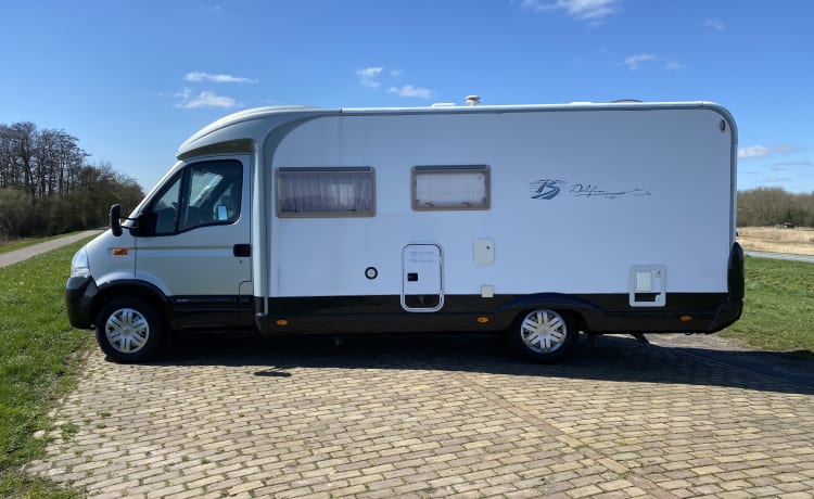 Camper Harderwijk – 4p Bürstner semi-integrated uit 2004