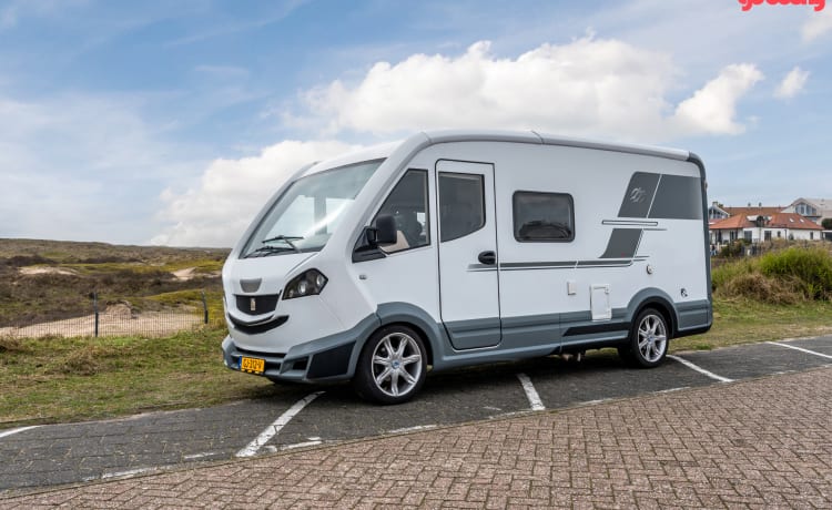 Compact en een beetje anders, superleuke camper!