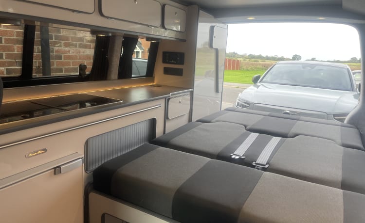 4 berth Volkswagen campervan from 2018