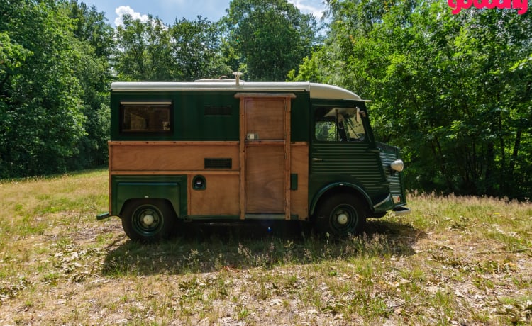 Woody – Klassieke Citroen HY 1976 buscamper