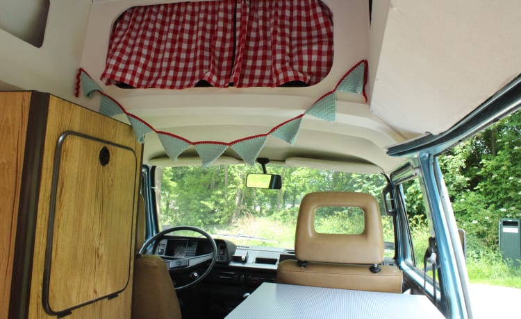 Mr. Blue – Cozy 2-4 person Volkswagen T3 from 1986!