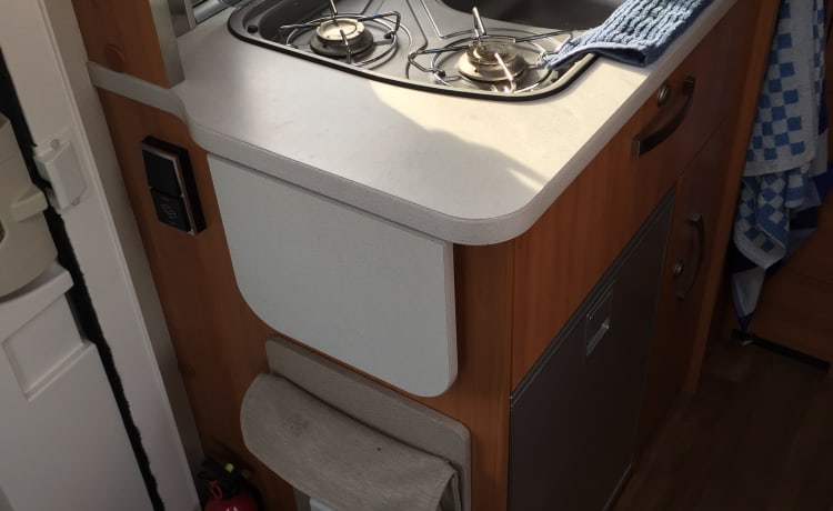 Compact, modern and above all cozy camper