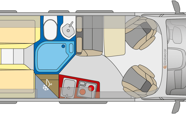 Bubble Globe – Fiat Globecar bus camper