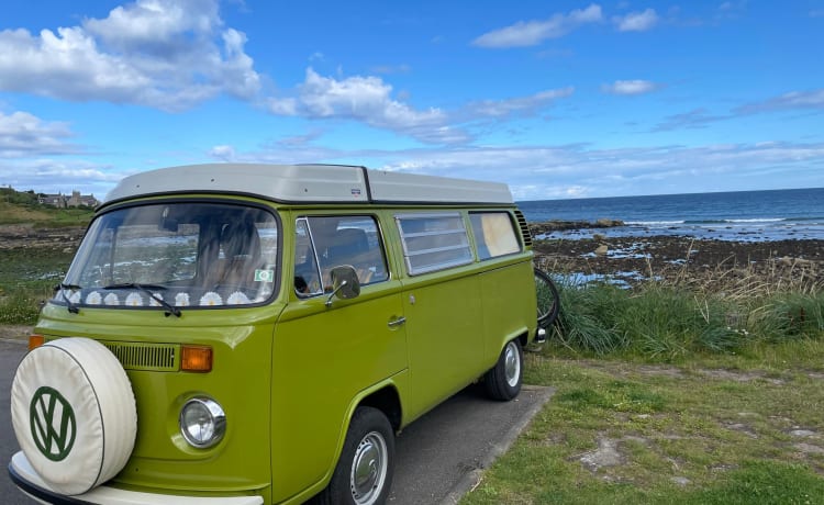 Putu – Volkswagen T2 von 1977, perfekter Zustand