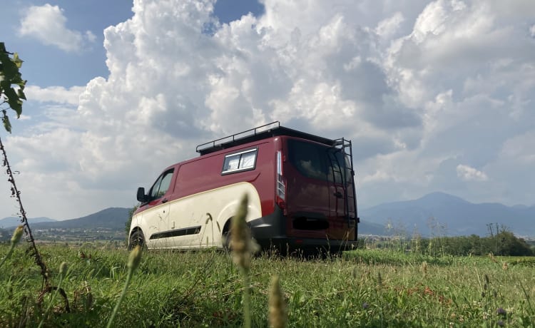 Furghi – Camperized Van with habitable Deck