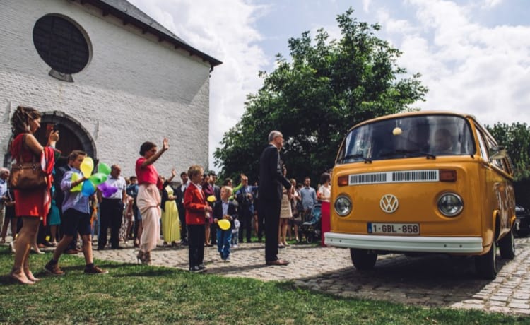 DEVON – huur een originele hippiebus uit 1976!