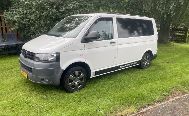 Milieuzone vriendelijk  – Recent, zuinige en complete VW T5 Camper