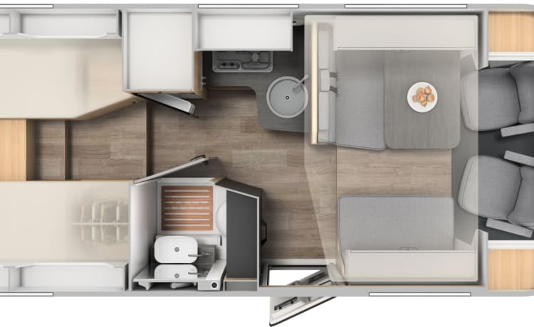 T67/24 – Splinter nieuwe Sunlight T67 model 2024