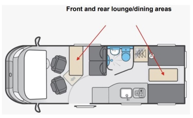 Our home away from home  – 4 berth Swift bus from 2018