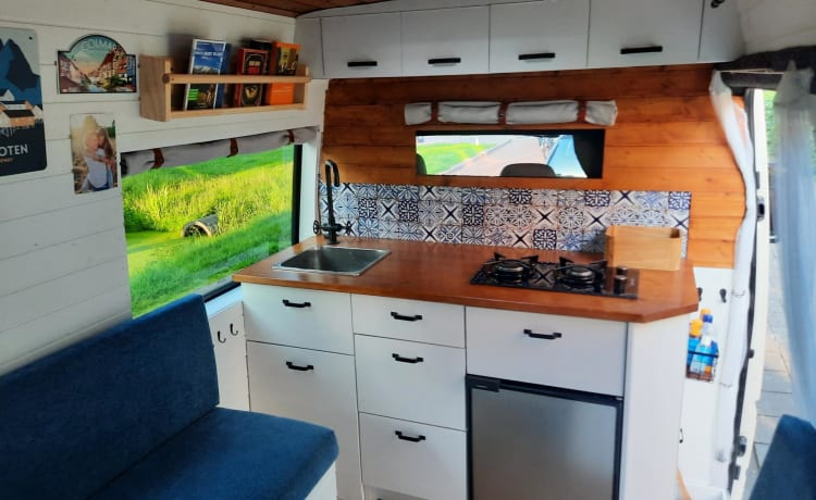 Cozy and neat VW camper bus 2.5TDI