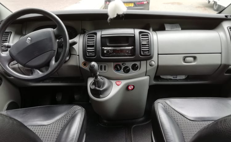 Een comfortabele en compacte Renault Trafic.