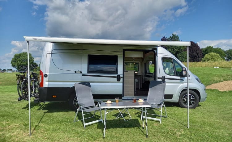 Mooie Fiat Ducato 640 van 2019 met ruime lengtebedden 