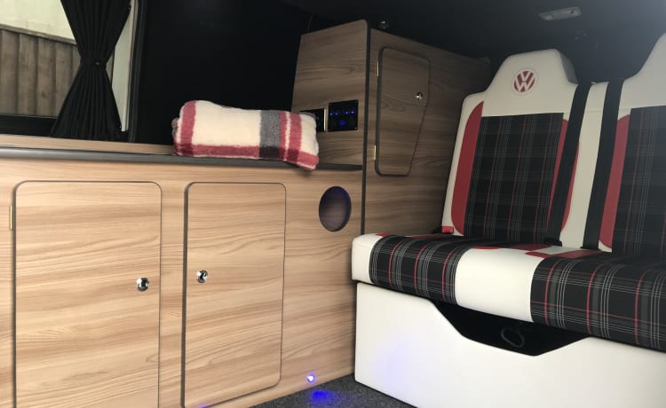 Ruby  – 4 berth Volkswagen campervan from 2012