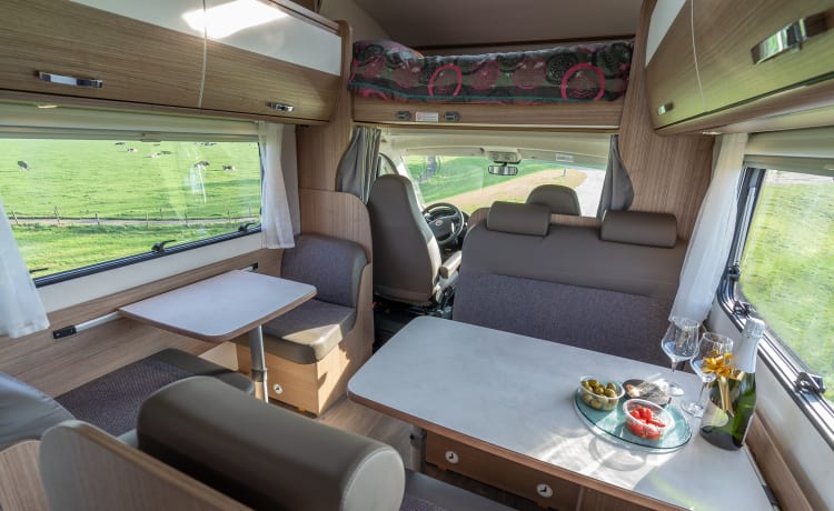 Carado  – Beau camping-car familial neuf, nombreux rangements, couchage et parking climatisé