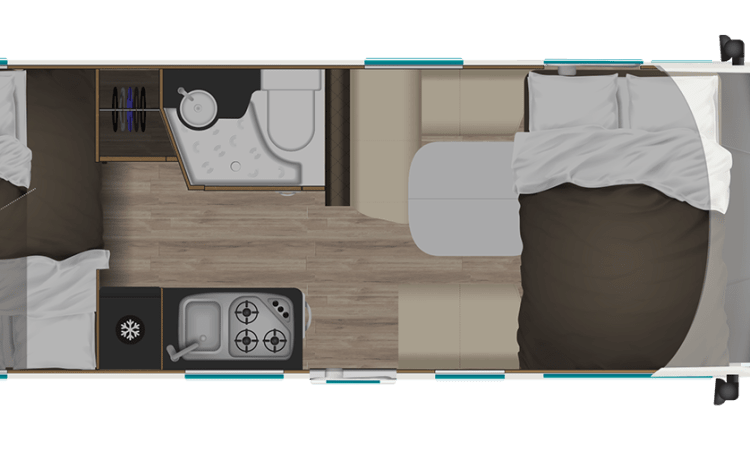 Itineo CS 600: The ideal compact family integral motorhome!