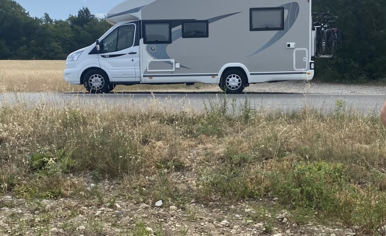 3p Chausson 2019 portabiciclette regolabile elettricamente per 2 biciclette