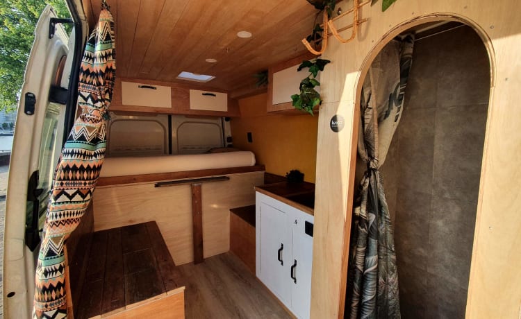 Bus Camper VW Crafter netzunabhängig 3 Personen