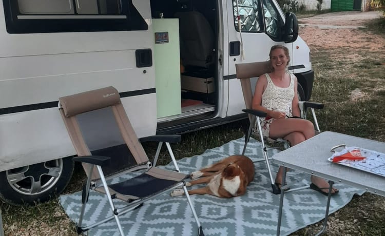 Rudi – Ideally furnished and cozy Fiat Ducato camper bus