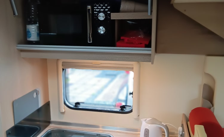 Bertie  – 4 berth Bürstner semi-integrated from 2012