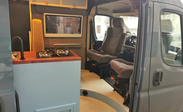 Wilfried – 4p self-build Fiat campervan from 2017