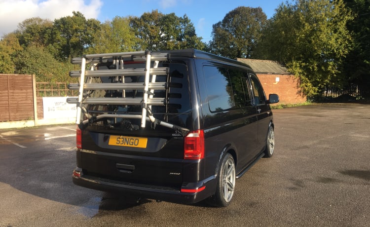 Black Beauty – Zwarte schoonheid, onze Vw T6 topklasse transporter