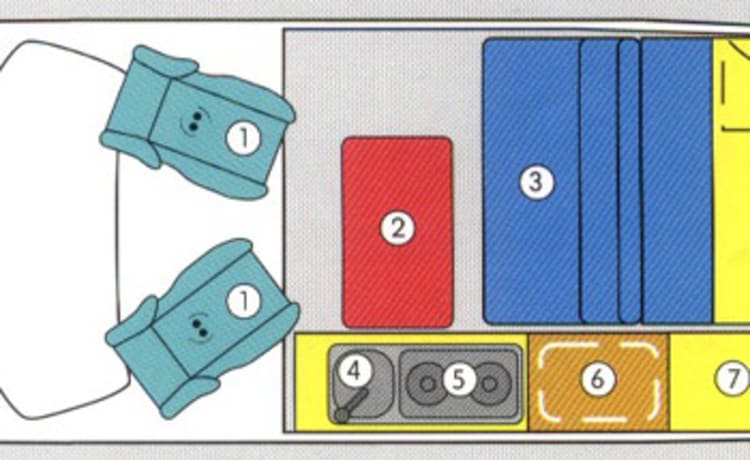 Camper Achterhoek – VWCalifornia T4