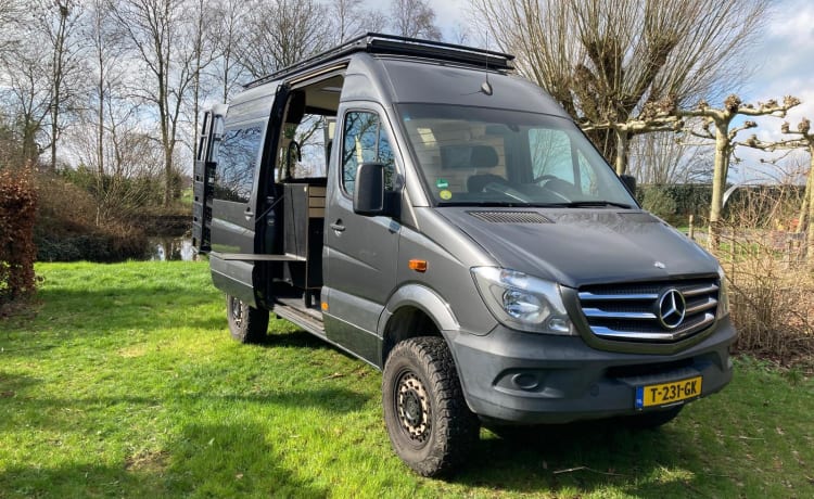 The Beast – Stoere Mercedes Sprinter 4*4 offroad alleskunner