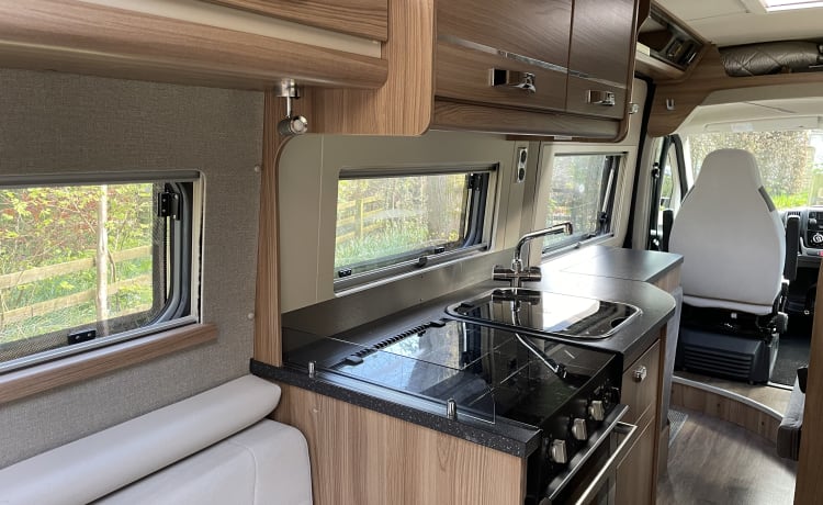 Our home away from home  – 4 berth Swift bus from 2018