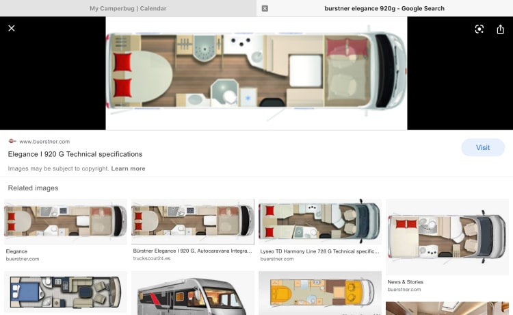 Motorhome Burstner 920g Classe A.