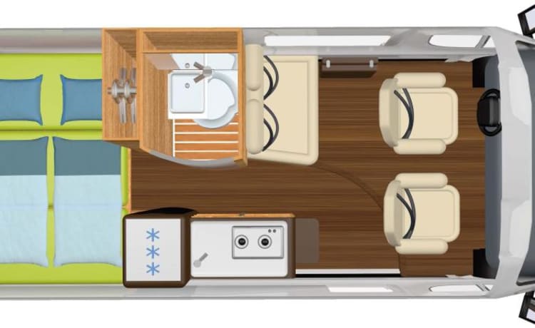 Fritz – Hymer de bus Fiat 4p