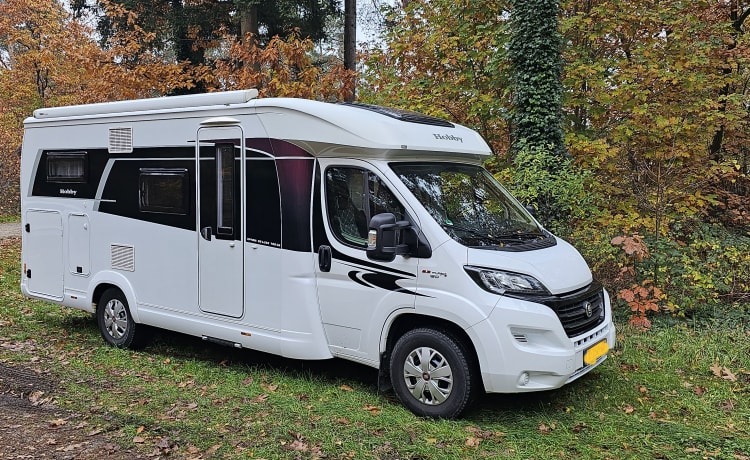 Twee airco's -klaar voor vertrek- vanaf 24-8 aanbieding – Luxurious and fine Hobby (2018) for two people