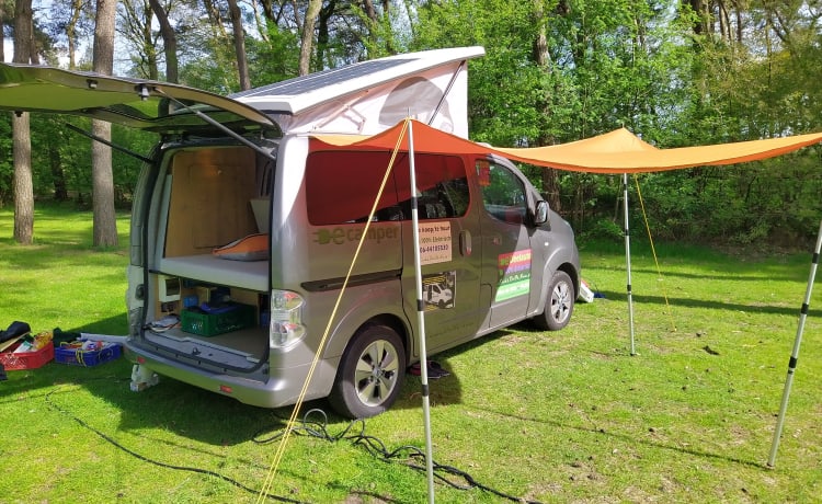 Hefdak Ecamper – E-camper Nissan ENV200 Elektrische compacte buscamper voor 2 personen