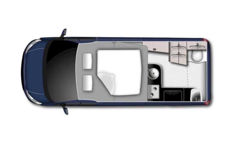 Campervan Fran – 4p Ford Nugget Plus bus from 2022