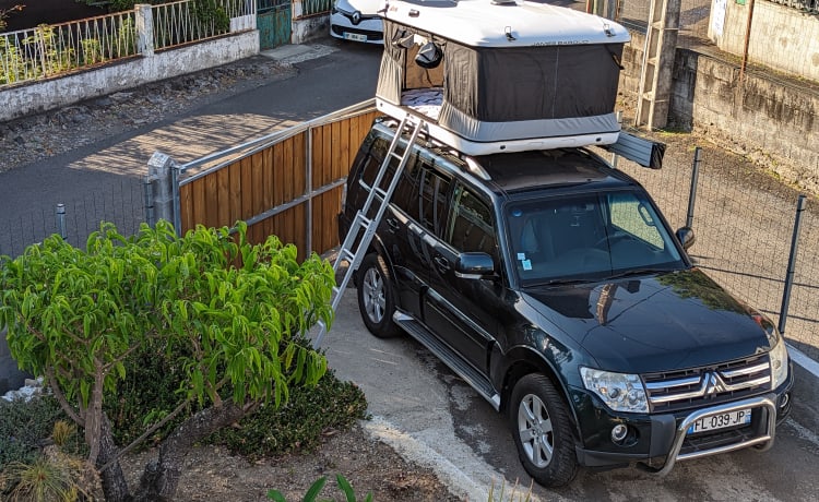 Le flamboyant  – Mitsubishi Pajero 4 --  Île de la Réunion