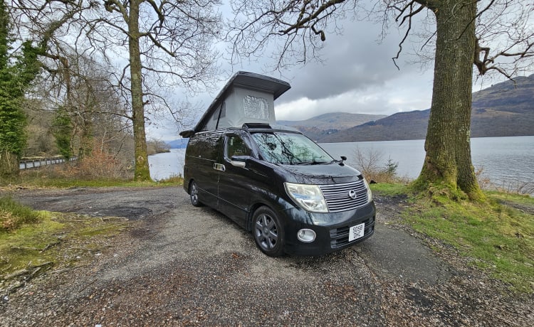 Knight Rider!  – !!FULL SKY TV FREE (stc)!! 4 berth Nissan campervan from 2008