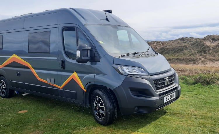 „Bod Campervan“ Eklektischer Luxus, perfekt für zwei! (Staffs/N.Wales)